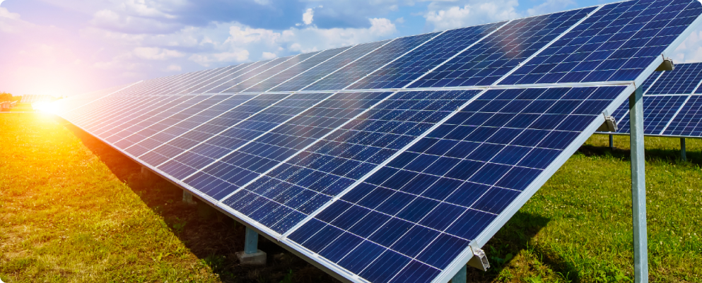 Solar PV manufacturing stage showing automated production workflow